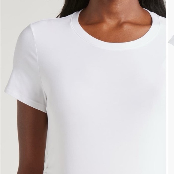 Beyond Yoga NEW One & Only Fetherweight maternity t shirt white - Picture 4 of 11